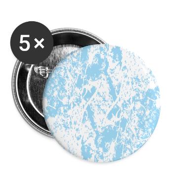Abstract blue background - Buttons large 2.2''/56 mm (5-pack) - white - Front