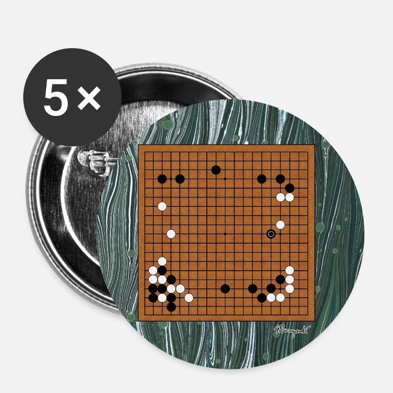 Move 37, AlphaGo vs. Lee Sedol - Buttons large 2.2''/56 mm (5-pack) - white