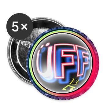 B&B [Status] - Club WoW - Buttons large 2.2''/56 mm (5-pack) - white - Front