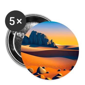 Is there life on Mars - Lot de 5 grands badges (56 mm) - blanc - Devant
