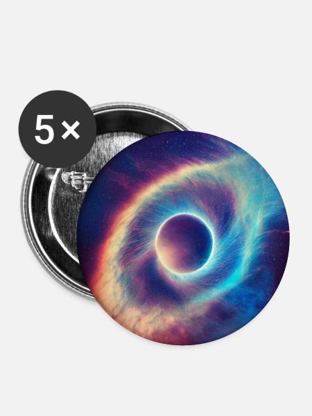 That eye in the sky - Buttons large 2.2''/56 mm (5-pack) - white