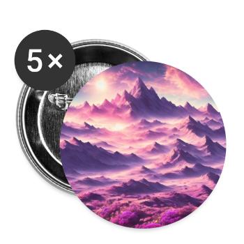 A vibrant planet - Buttons groß 56 mm (5er Pack) - Weiß - Vorne