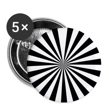 Le vide - Lot de 5 grands badges (56 mm) - blanc - Devant