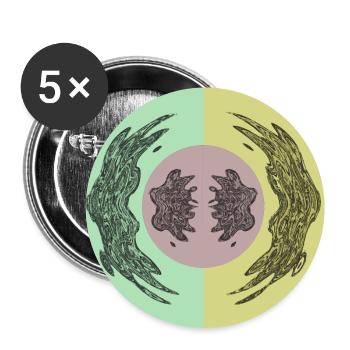 Résumé n° 75 - Lot de 5 grands badges (56 mm) - blanc - Devant