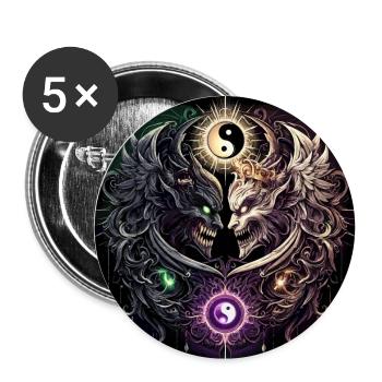 Balance der Mächte - Buttons groß 56 mm (5er Pack) - Weiß - Vorne