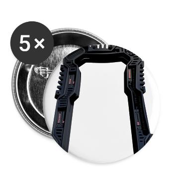 Stargate - Portal - Beamer - Buttons large 2.2''/56 mm (5-pack) - white - Front
