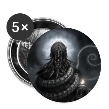 Une figure mystique sombre 6 - Lot de 5 grands badges (56 mm) - blanc - Devant