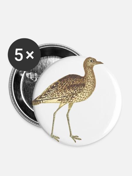 bird - Buttons large 2.2''/56 mm (5-pack) - white