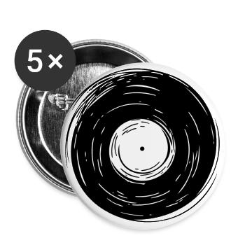 Vinyl - Buttons large 2.2''/56 mm (5-pack) - white - Front
