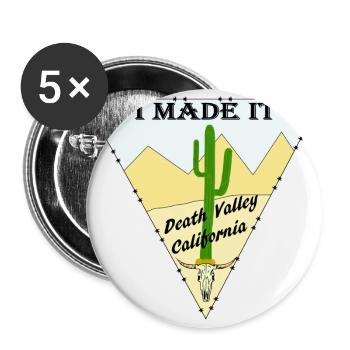 Death Valley - I Made It - Buttons groß 56 mm (5er Pack) - Weiß - Vorne
