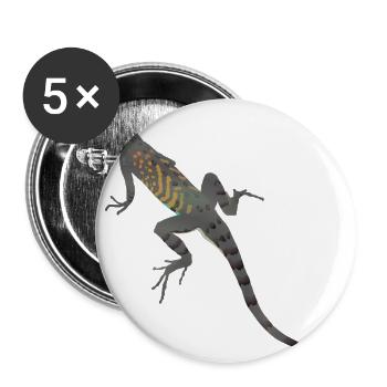 legu 10 - Buttons groß 56 mm (5er Pack) - Weiß - Vorne