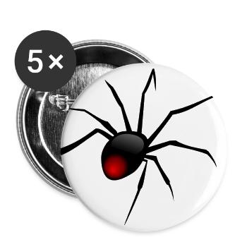 spid 84 - Lot de 5 grands badges (56 mm) - blanc - Devant