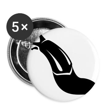 slug - Buttons large 2.2''/56 mm (5-pack) - white - Front