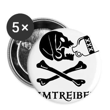 ~ ~ Maraudeurs - Lot de 5 grands badges (56 mm) - blanc - Devant