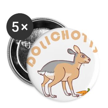 Mara Pampashase - Buttons groß 56 mm (5er Pack) - Weiß - Vorne