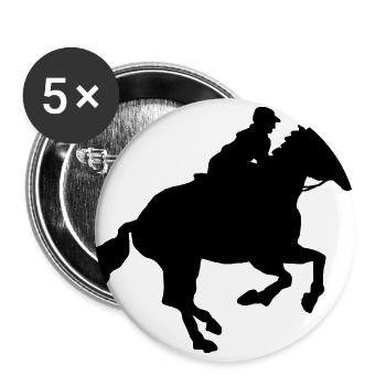 Gallop - Buttons large 2.2''/56 mm (5-pack) - white - Front