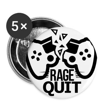 gaming - Buttons large 2.2''/56 mm (5-pack) - white - Front