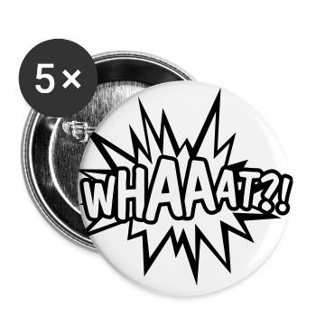 WHAT - Buttons large 2.2''/56 mm (5-pack) - white - Front