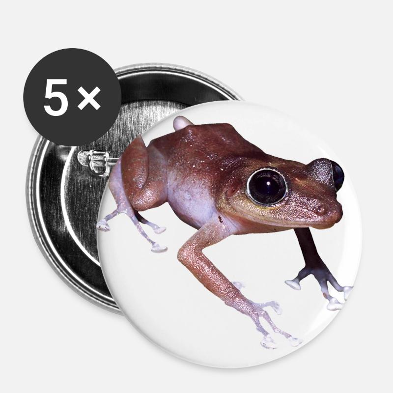 frog frog - Buttons large 2.2''/56 mm (5-pack) - white