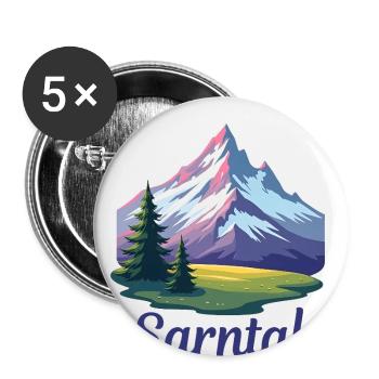 Sarntal - Buttons large 2.2''/56 mm (5-pack) - white - Front