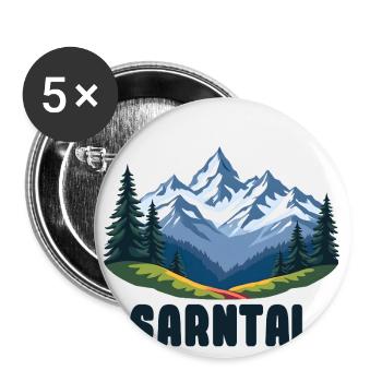 Sarntal - Buttons large 2.2''/56 mm (5-pack) - white - Front