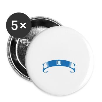 Meilleur Inspecteur du monde homme - Lot de 5 grands badges (56 mm) - blanc - Devant