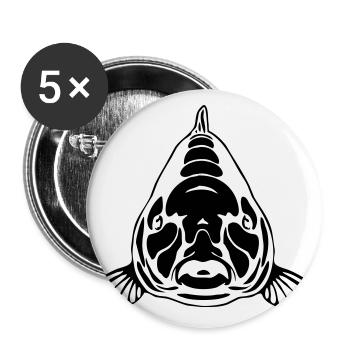 CARP - Buttons large 2.2''/56 mm (5-pack) - white - Front