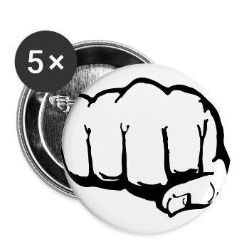 Faust (1c) - Lot de 5 grands badges (56 mm) - blanc - Devant