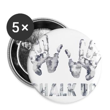 Bouldering climbing climbing - Buttons large 2.2''/56 mm (5-pack) - white - Front