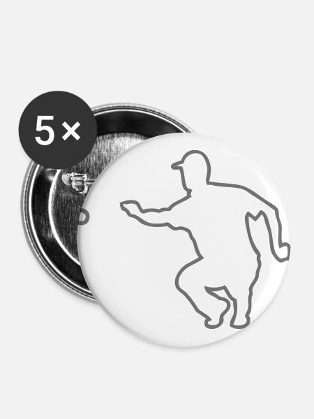 Petanque Kugel Pointer 2 - Buttons groß 56 mm (5er Pack) - Weiß