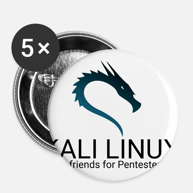 Kali Linux - Buttons large 2.2''/56 mm (5-pack) - white