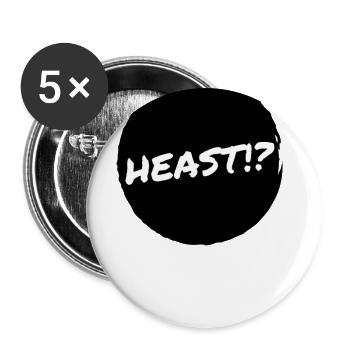 Heast dialecte disant orig. "Entendez-vous" à Vienne - Lot de 5 grands badges (56 mm) - blanc - Devant