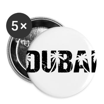 Dubai Palm Trees - Buttons large 2.2''/56 mm (5-pack) - white - Front