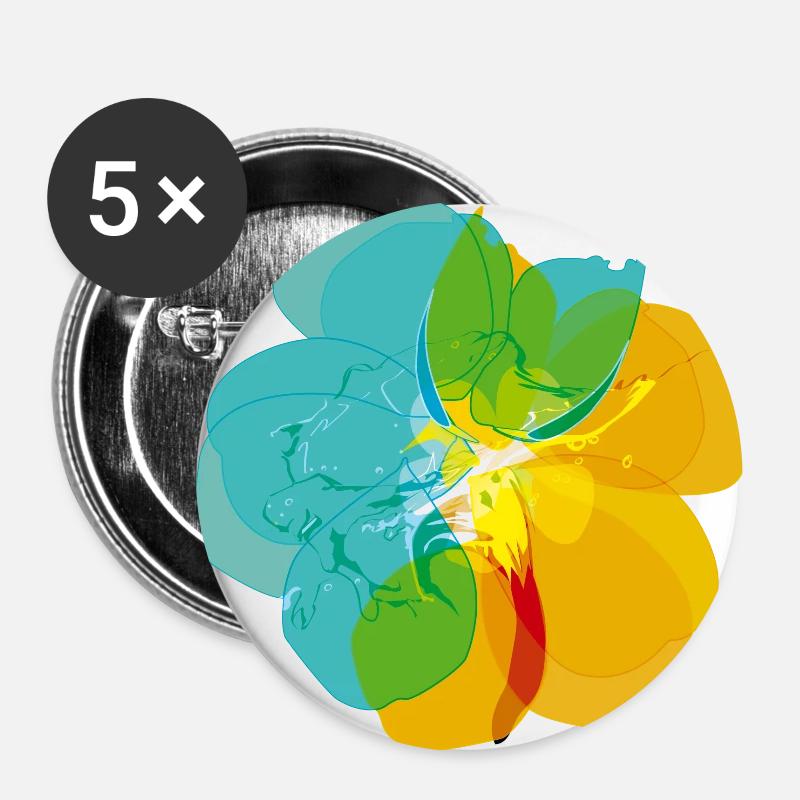 color noise - Buttons large 2.2''/56 mm (5-pack) - white