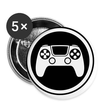Gamepad Symbol Controller - Buttons large 2.2''/56 mm (5-pack) - white - Front