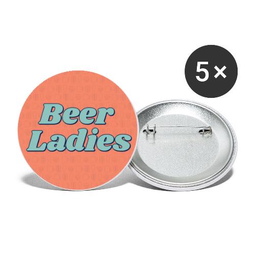 Logo Circle - Coral - Buttons large 2.2''/56 mm (5-pack)