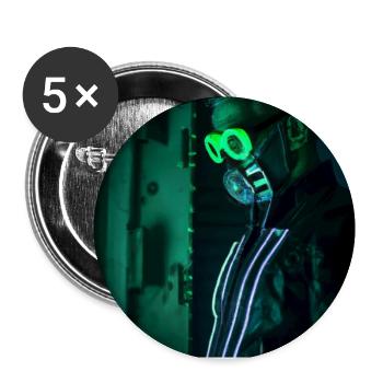 Creative & Efficient Freak - Buttons large 2.2''/56 mm (5-pack) - white - Front