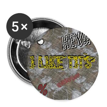 Ich mag Brüste (I Like Tit's) - Shop WoW - Buttons groß 56 mm (5er Pack) - Weiß - Vorne