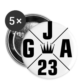 Jga 2023 Junggesellenabschied - Buttons groß 56 mm (5er Pack) - Weiß - Vorne