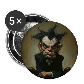 Stern face - Buttons large 2.2''/56 mm (5-pack) - white - Front