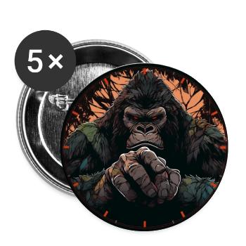 Le père - Lot de 5 grands badges (56 mm) - blanc - Devant