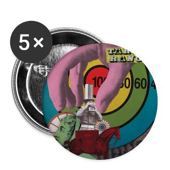 TARGET RANGE - Buttons large 2.2''/56 mm (5-pack) - white - Front