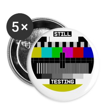 Still Testing Test Image test screen - Buttons large 2.2''/56 mm (5-pack) - white - Front