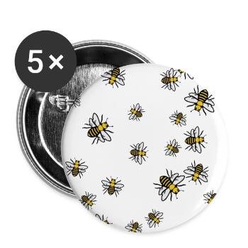 Apiculteur Apiculteur Apiculteurs Apiculteurs - Lot de 5 grands badges (56 mm) - blanc - Devant
