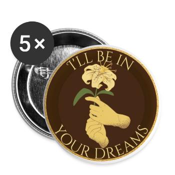 Adrian Ivashkov, Rose Hathaway Quote Richelle Mead - Buttons large 2.2''/56 mm (5-pack) - white - Front