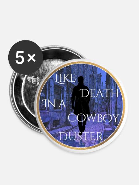 Dimitri Vampire Academy - Buttons groß 56 mm (5er Pack) - Weiß