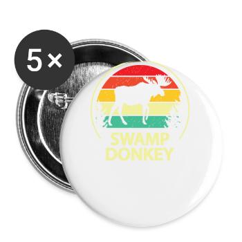 Moose - Buttons large 2.2''/56 mm (5-pack) - white - Front