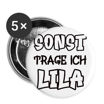 Otherwise I'll wear purple saying color purple - Buttons large 2.2''/56 mm (5-pack) - white - Front