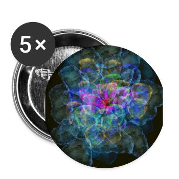 Lotus Blossom Magic in Magically Beautiful Colors - Buttons large 2.2''/56 mm (5-pack) - white - Front
