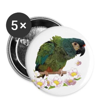 Le Maracanã - Lot de 5 grands badges (56 mm) - blanc - Devant